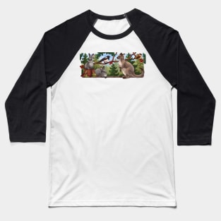 Forest animals Baseball T-Shirt